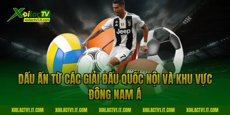 Dấu ấn từ các giải đấu quốc nội và khu vực Đông Nam Á